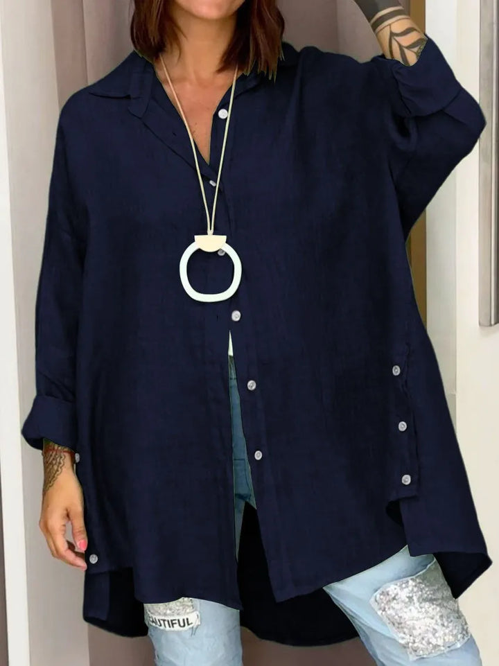 Freya Oversized Button Detail Shirt