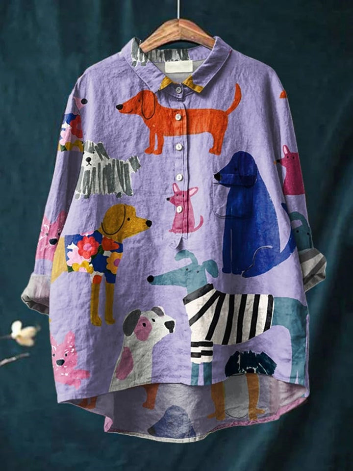 Mannie Otis Furry Friends Printed Shirt