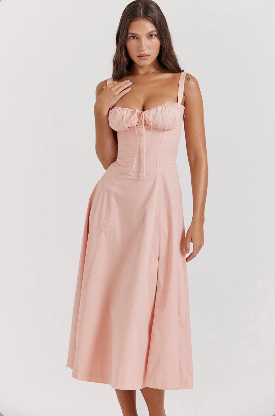 Eloise Bustier Midi Dress