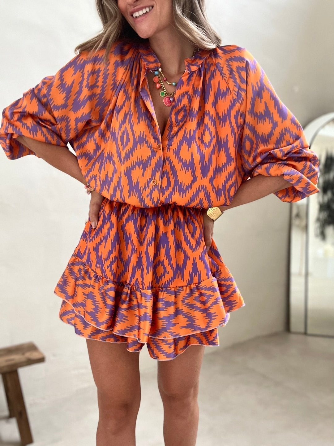 Mahli Boho Ruffled Playsuit