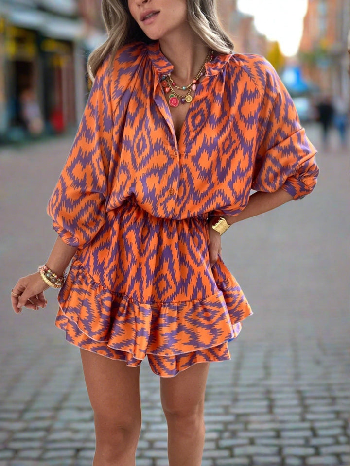 Mahli Boho Ruffled Playsuit