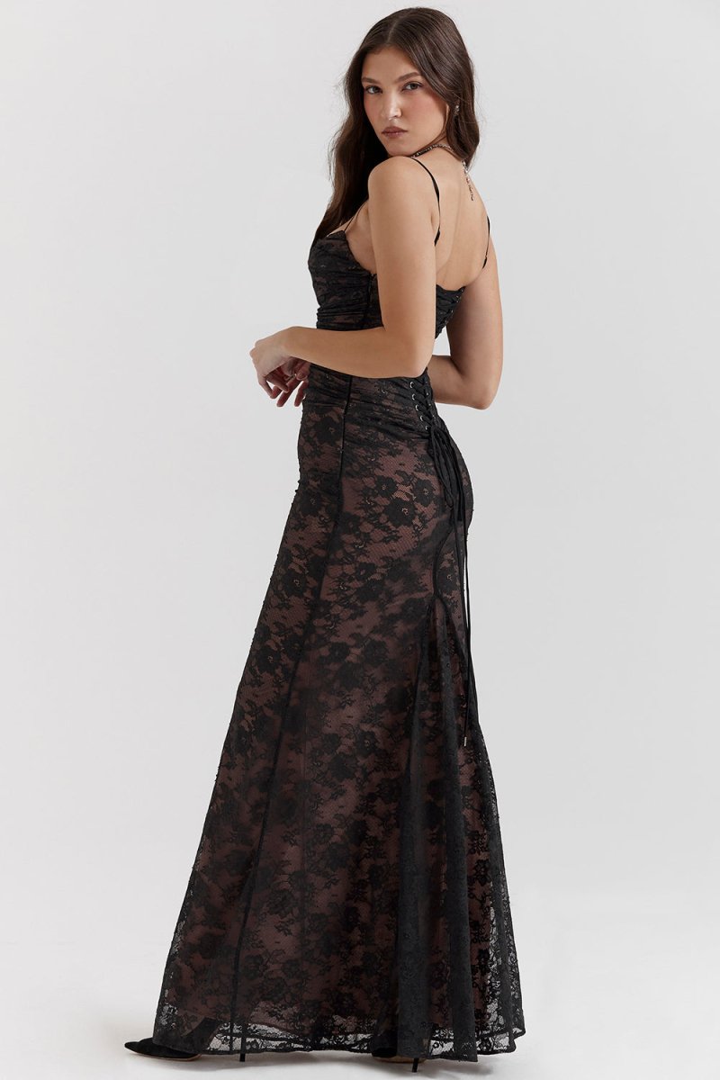 Sundara Lace Corset Maxi Dress