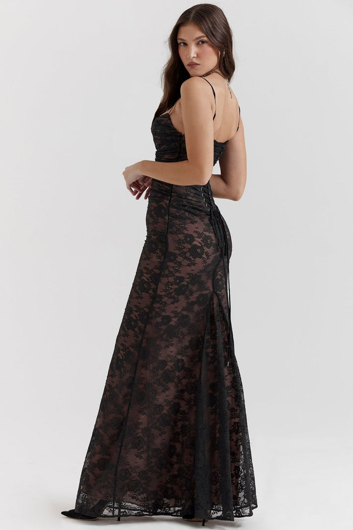 Sundara Lace Corset Maxi Dress