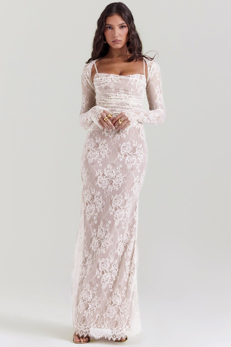 Sundara Lace Corset Maxi Dress