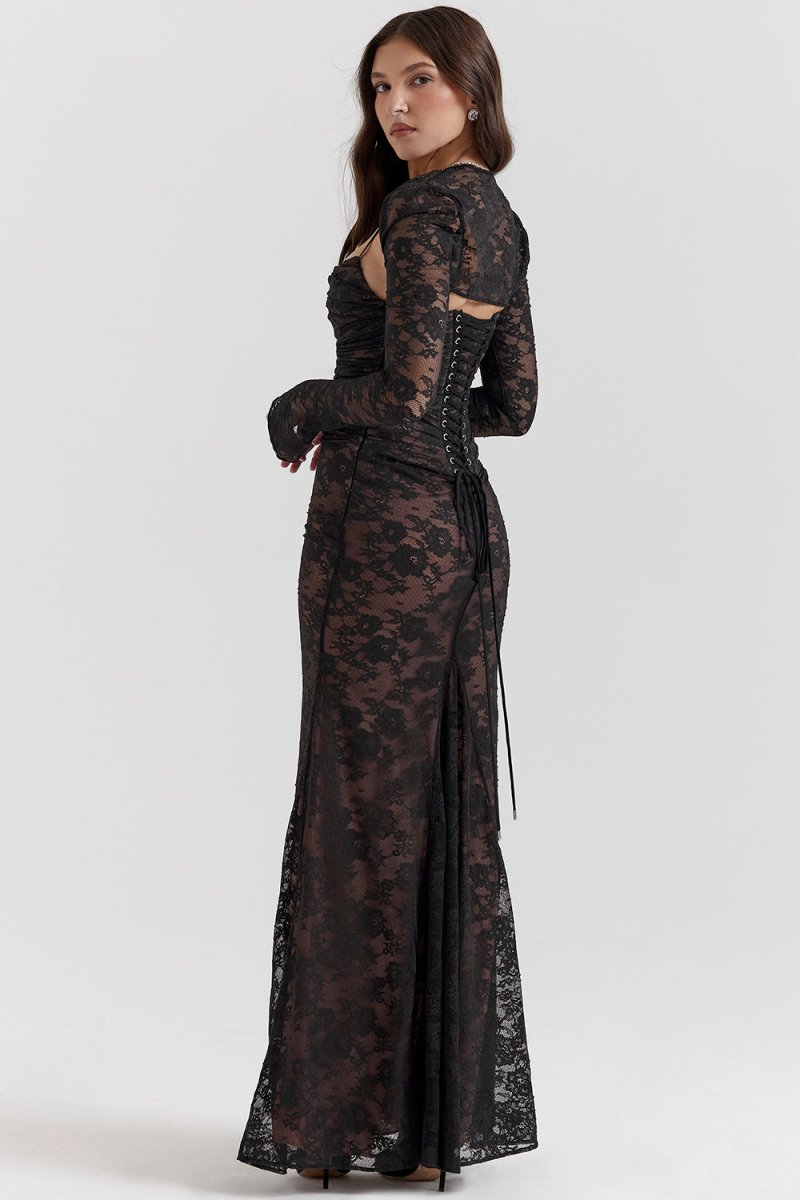 Sundara Lace Corset Maxi Dress