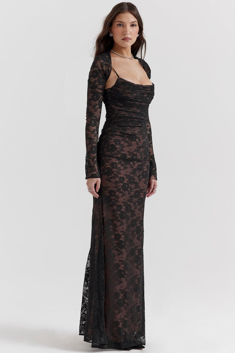 Sundara Lace Corset Maxi Dress