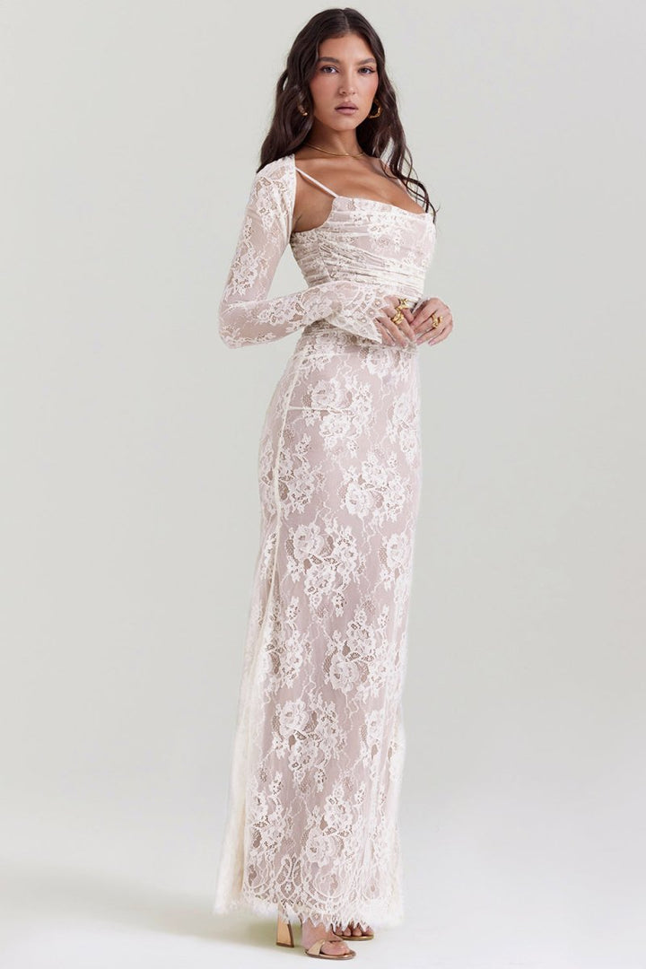 Sundara Lace Corset Maxi Dress