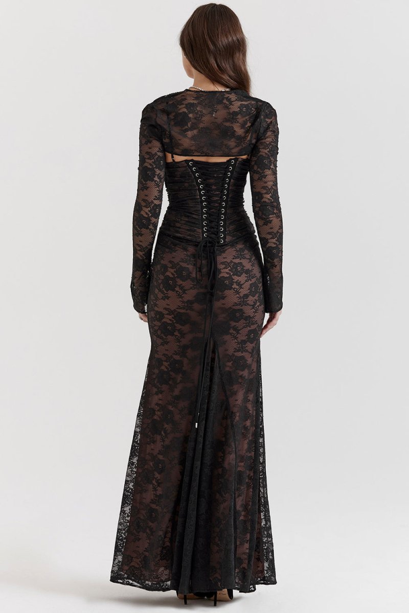 Sundara Lace Corset Maxi Dress