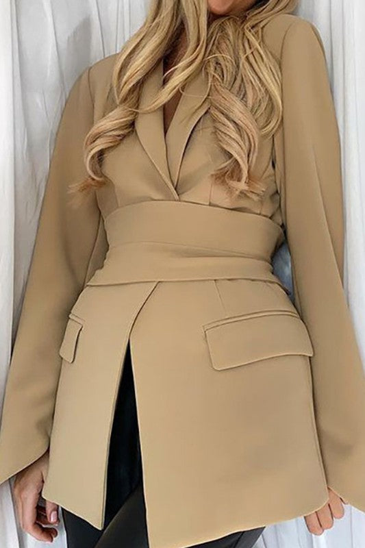 Monique Belted Blazer