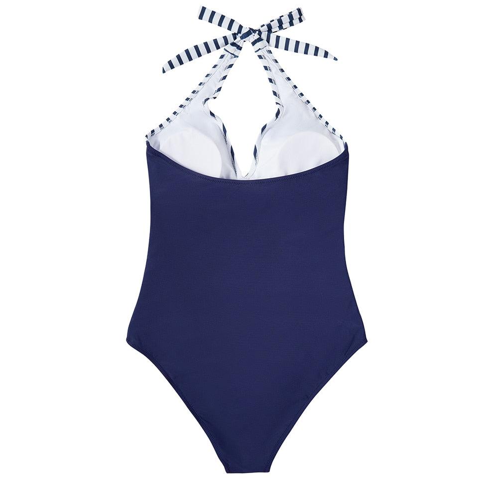 Laraine Halter Tummy Coverage Swimsuit