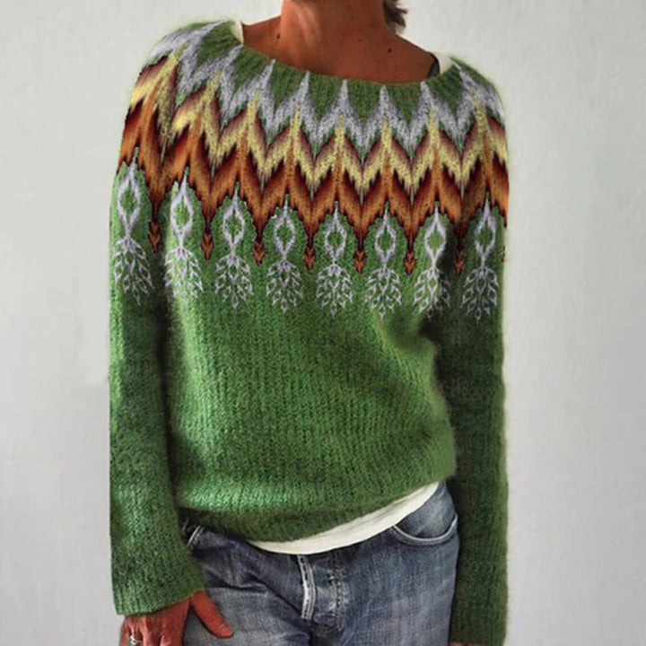 Solstice Jacquard Knit Sweater