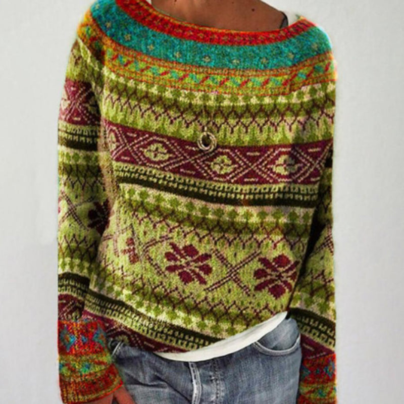 Solstice Jacquard Knit Sweater