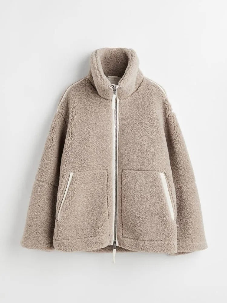 Brooklyn Oversized Teddy Fleece Jacket