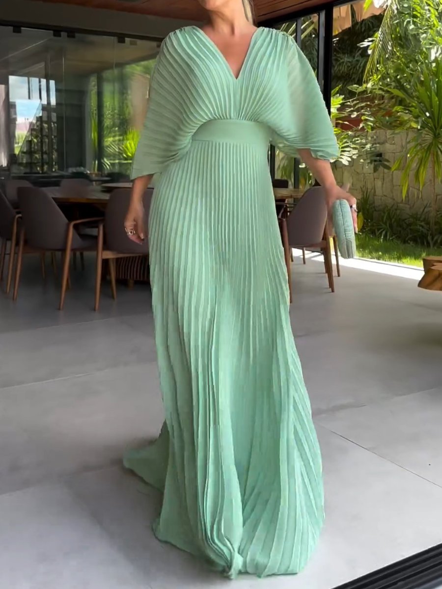 Arlowe Pleated Maxi Dress