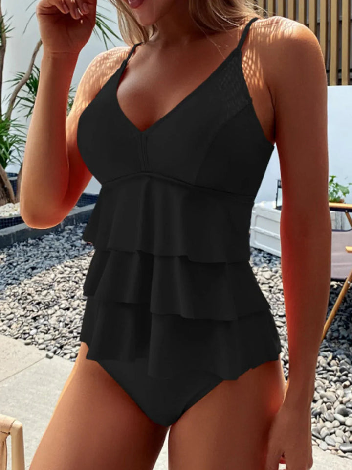 Loulou Ruffle Tummy Coverage Swimsuit