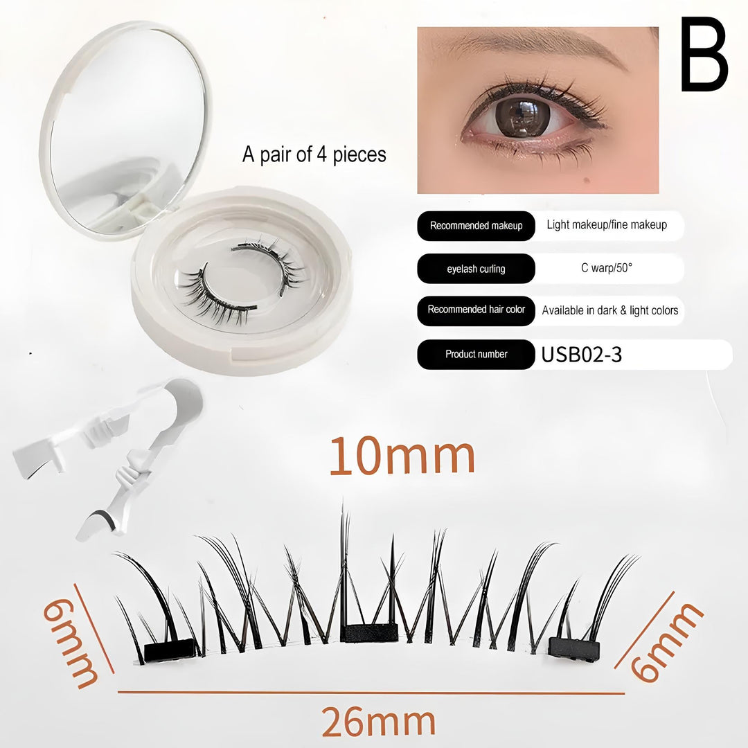 Magic Bloom Reusable Magnetic False Lashes - BUY 1 GET 1 FREE