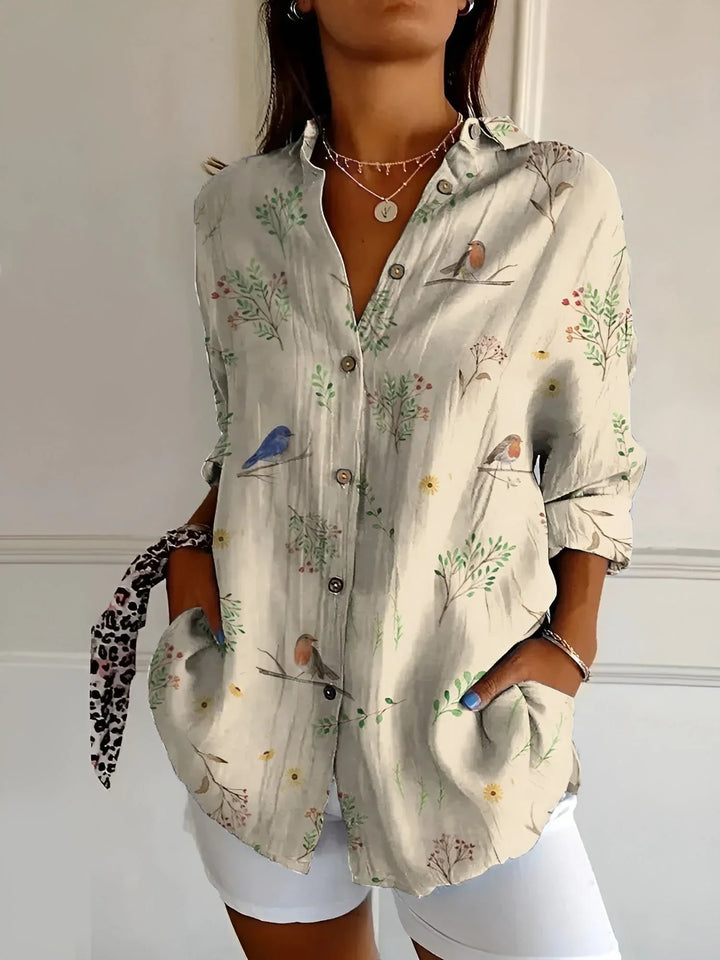 Maggie Lightweight Printed Blouse