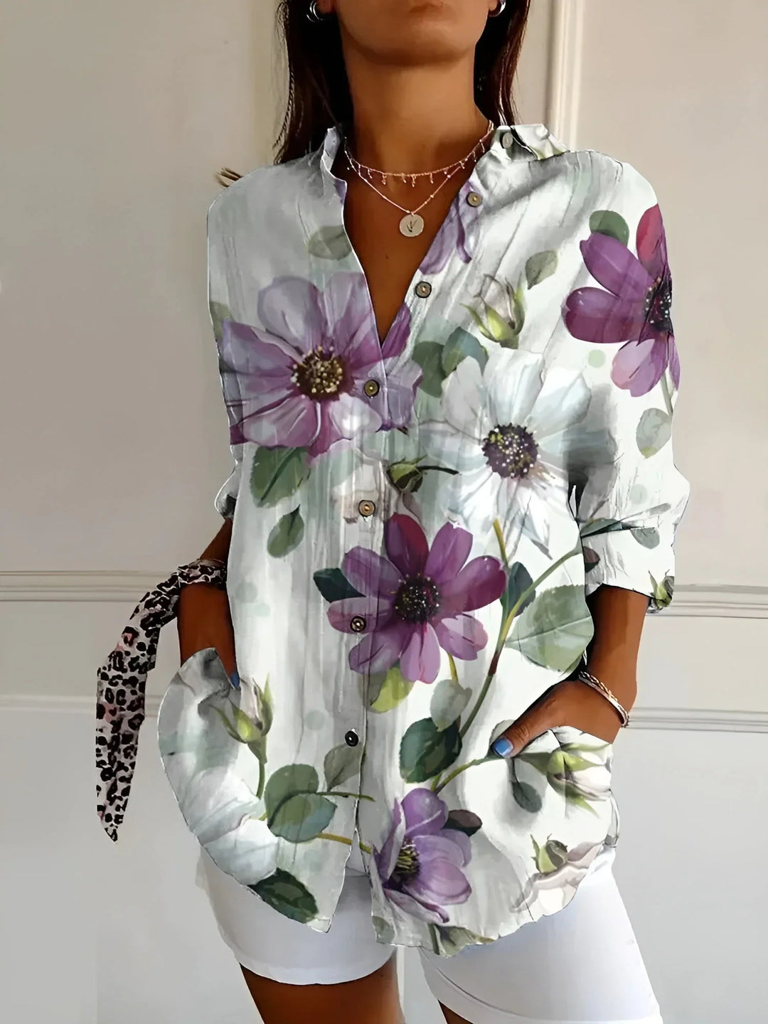 Maggie Lightweight Printed Blouse