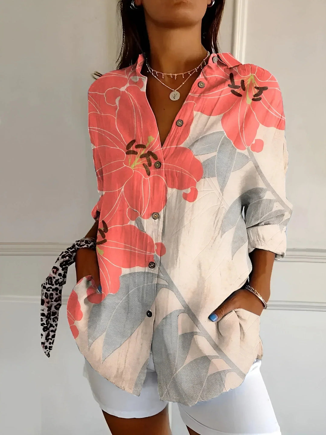 Maggie Lightweight Printed Blouse