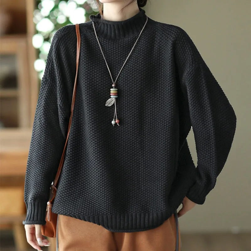 Wren High Neck Knit Jumper