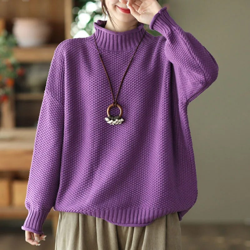 Wren High Neck Knit Jumper