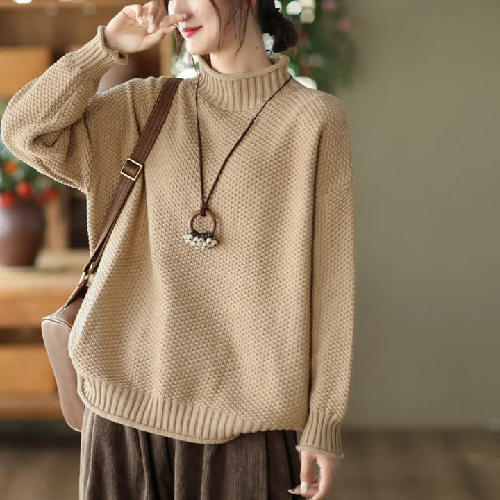 Wren High Neck Knit Jumper