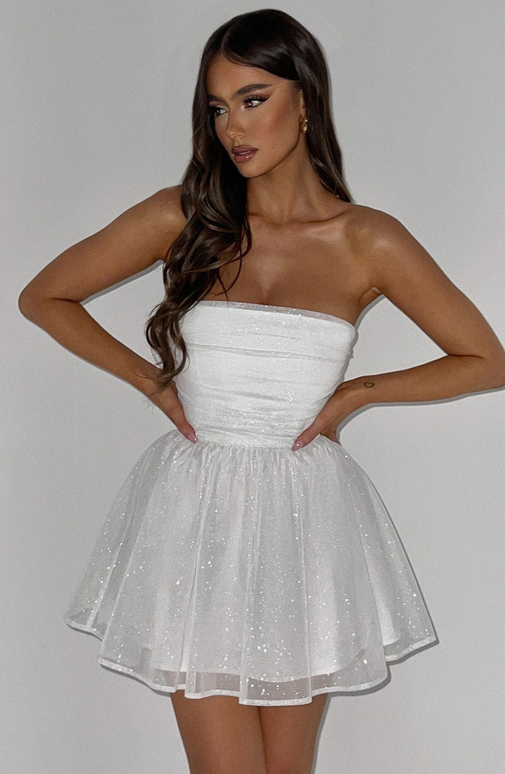 Viva Sparkling Strapless Mini Dress