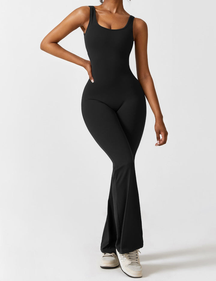 Marla Flared Scrunch Jumpsuit